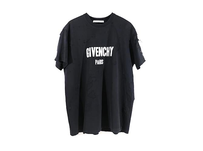 T-shirts GIVENCHY.International S Coton Noir  ref.1041136