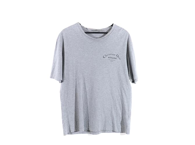 DIOR  T-shirts T.International M Cotton Grey  ref.1041139