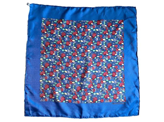 Bufanda de seda Hermès con carré Multicolor  ref.1041178