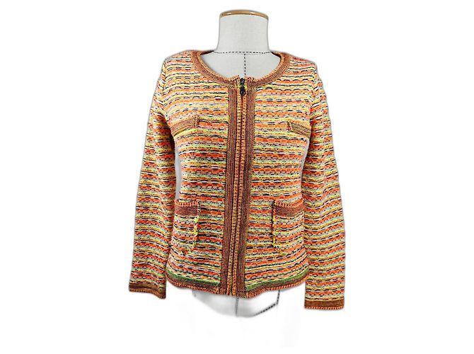 Cardigan Essentiel Antwerp Lã e Acrílico Multicor