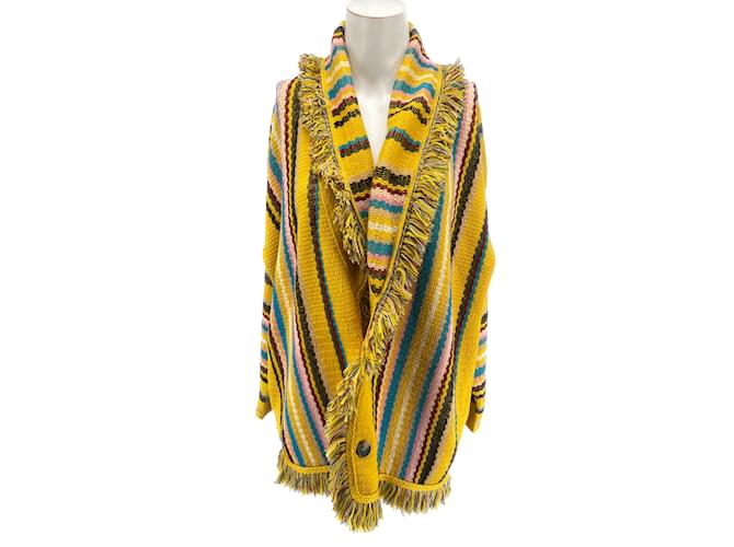 ALANUI  Knitwear T.International M Wool Yellow  ref.1041260