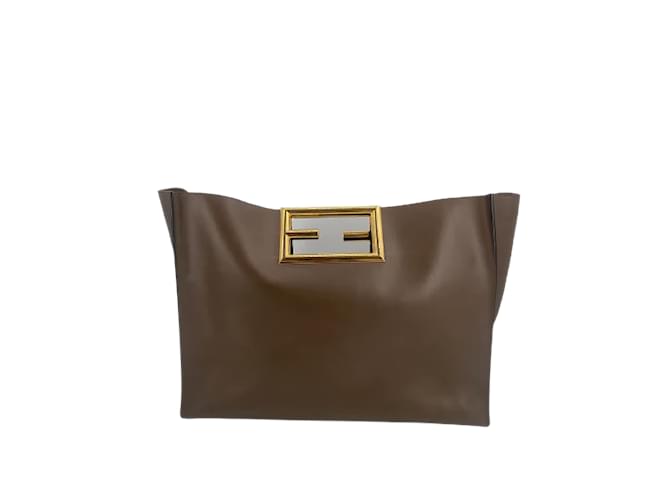 FENDI  Handbags T.  leather Brown  ref.1041265