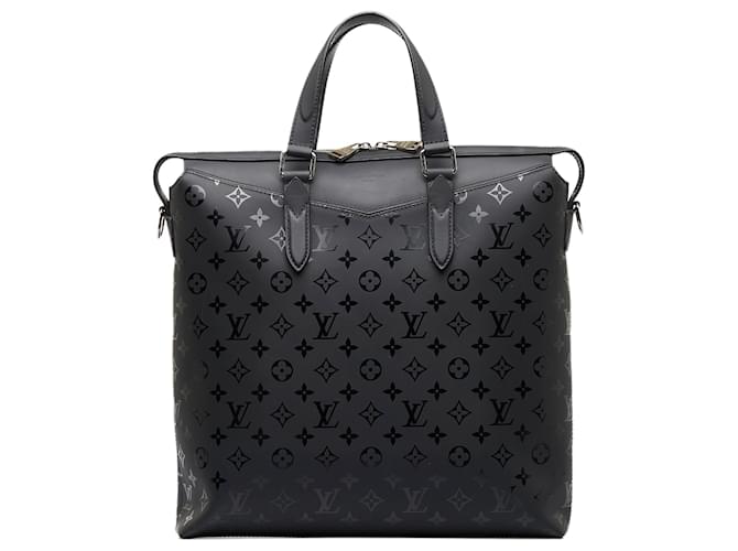 Louis Vuitton Black Monogram Illusion Explorer Tote Cloth  ref.1041353