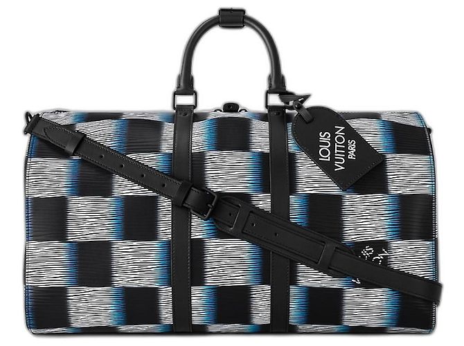 Louis Vuitton LV Keepall lua azul nova