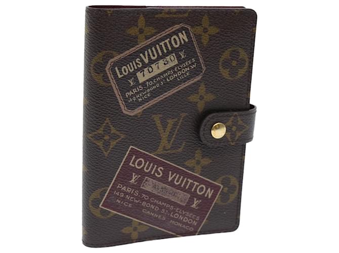 Louis Vuitton Epi Personal Size Planner Cover Noir Agenda MM