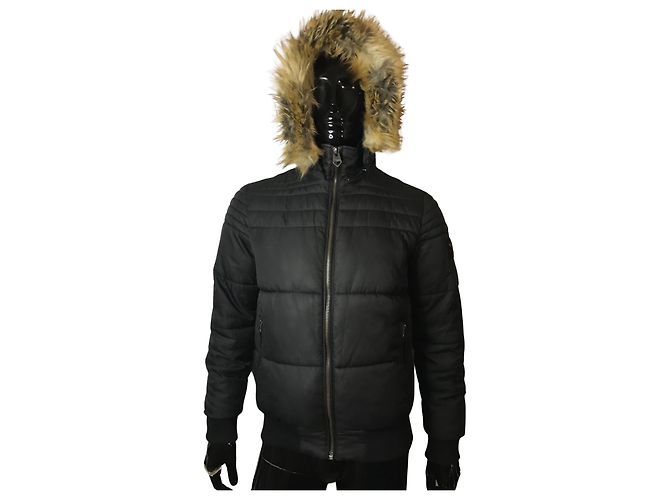 Redskins-Kapuzenjacke Schwarz