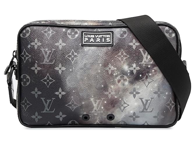 Gray Louis Vuitton Monogram Satellite Alpha Messenger Crossbody Bag