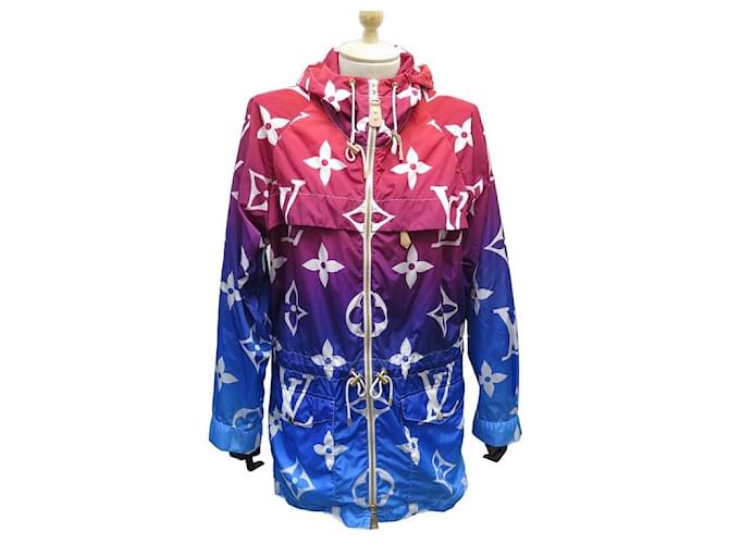 NUEVA CHAQUETA PARKA SUNSET FLOW CON MONOGRAMA DE LOUIS VUITTON04 Top rompevientos 36 s abrigo Multicolor Nylon  ref.1042076