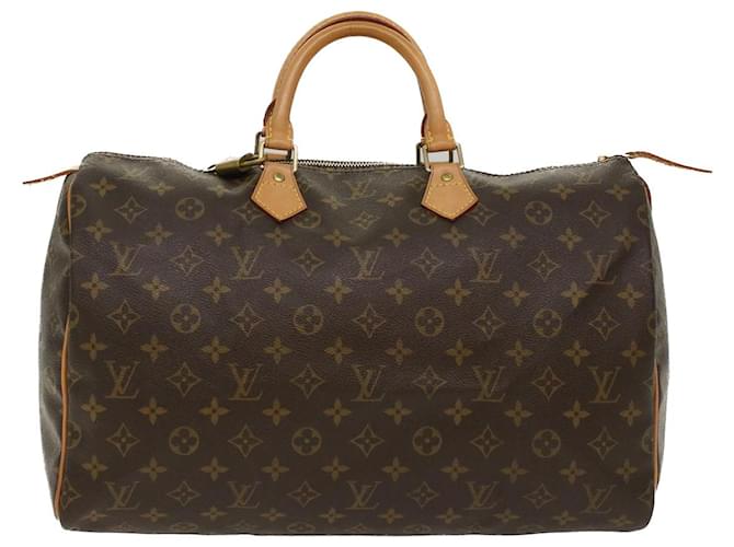 Louis Vuitton Speedy Brown Cloth  ref.1042308