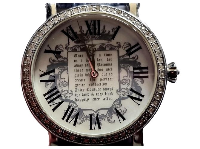 Reloj Juicy Couture de acero plateado de cuarzo Plata