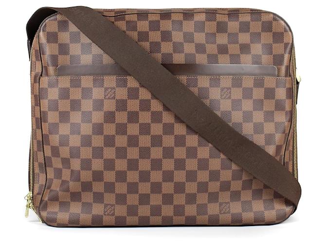 LOUIS VUITTON Travel bags Brown Leather  ref.1042749