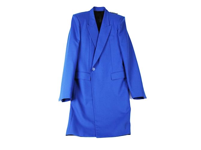 Manteaux BALENCIAGA Coton Bleu  ref.1042755