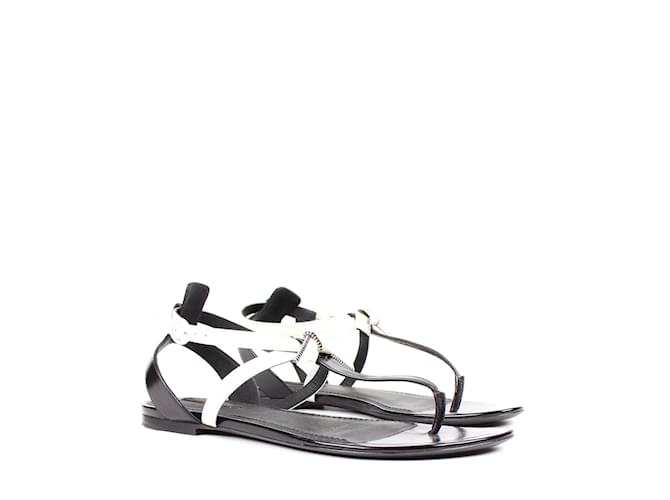 Louis Vuitton sandals White Leather  ref.1042807