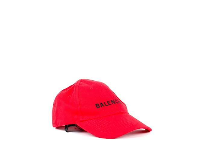 BALENCIAGA Hats Red Cotton  ref.1042844