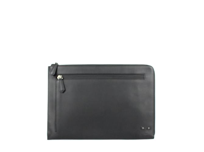 FENDI Clutch bags Black Leather  ref.1042863