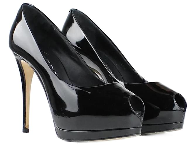 Giuseppe Zanotti heels Black Leather  ref.1042864