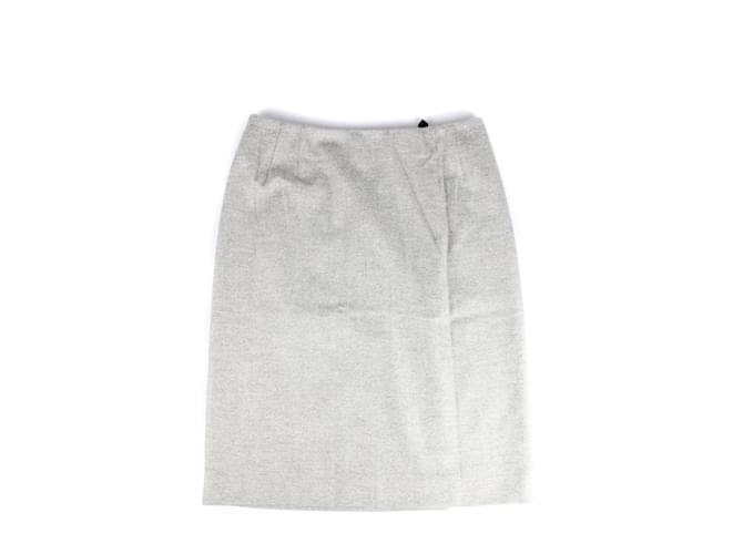 Hermès HERMES Skirts Grey Cotton  ref.1042885
