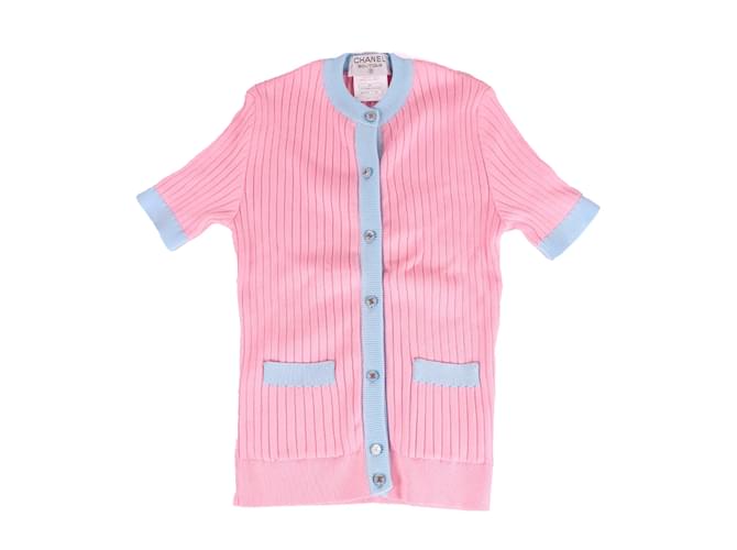 Chanel tops Pink Cotton  ref.1042947