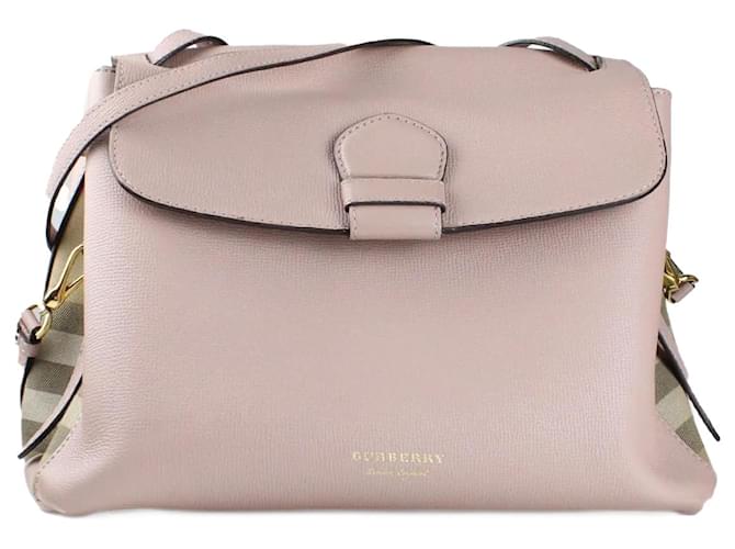 BURBERRY Handbags Camberley Pink Leather  ref.1043100