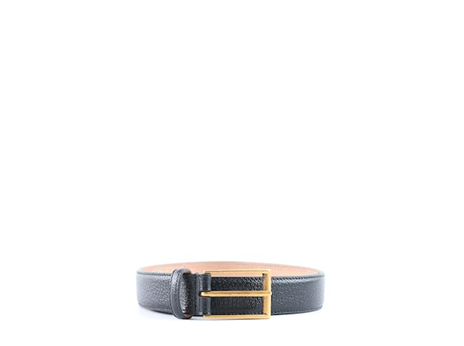 Marmont GUCCI Belts GG Buckle Black Leather  ref.1043110