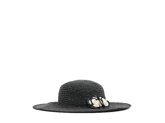 CHANEL Hats Black Cloth  ref.1043173