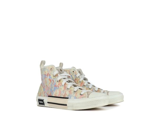 DIOR Trainers B23 White Leather  ref.1043181
