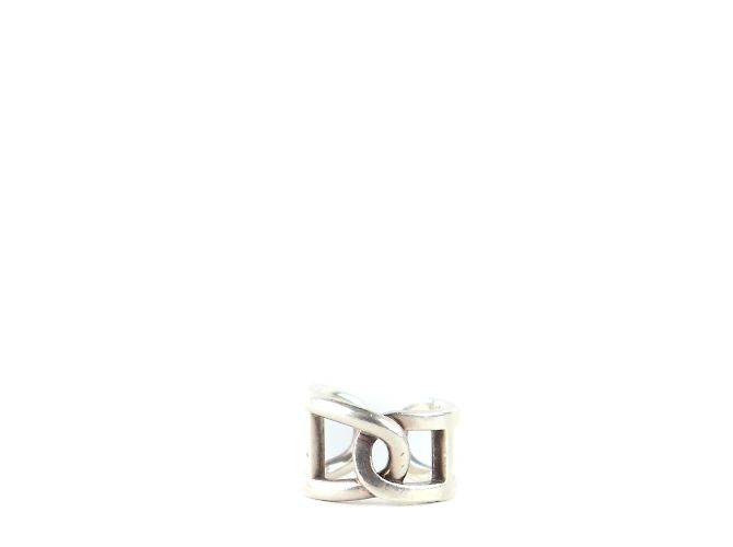 Ring Hermès HERMES Anelli Catena d'Ancre Argento