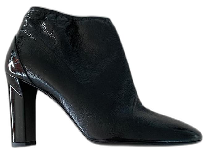 Pierre Hardy Ankle Boots Black Patent leather  ref.1043244