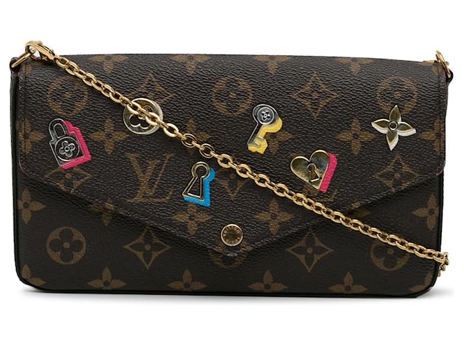 Sell Louis Vuitton Monogram Felicie Strap & Go Crossbody Bag - Brown