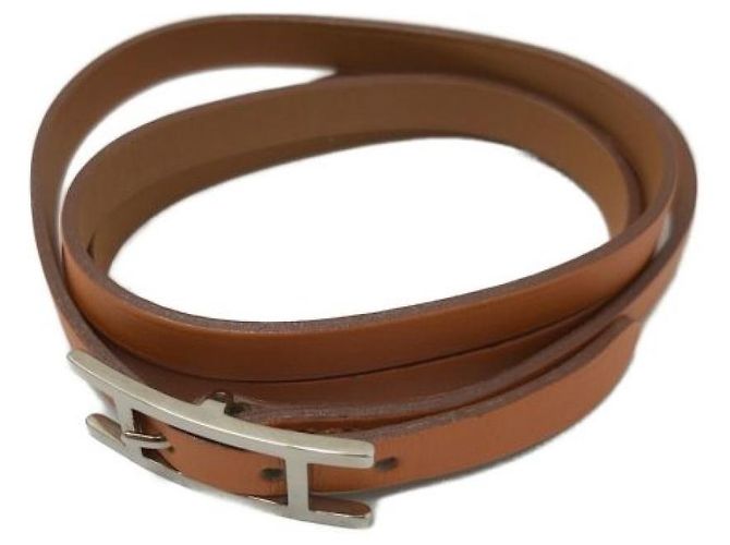 Hermès ***HERMES-API 3 Lederarmband Braun 