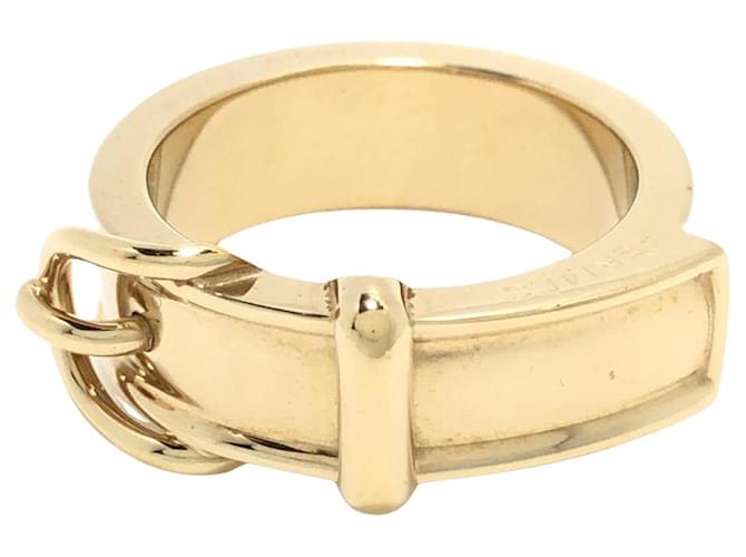 Ring Hermès Hermes Dourado Metal  ref.1043679