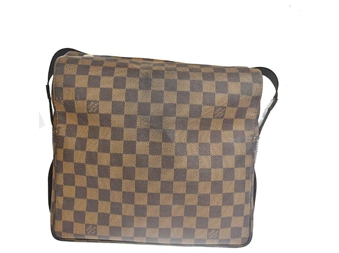 Louis Vuitton Naviglio Braun Leinwand  ref.1043715