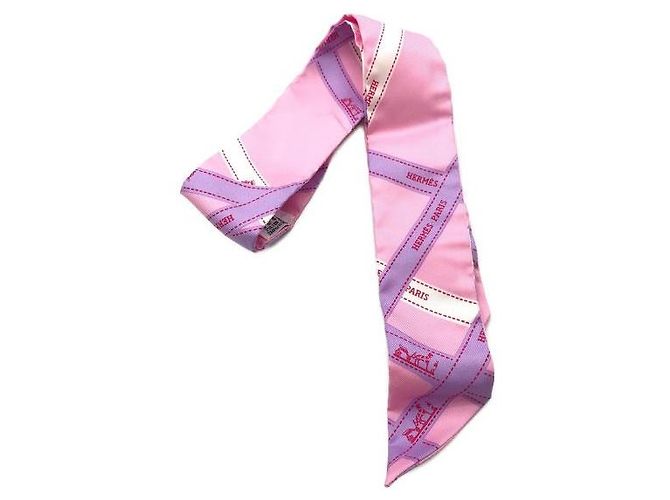 Hermès ***HERMES Twilly Bolduc Rosa 