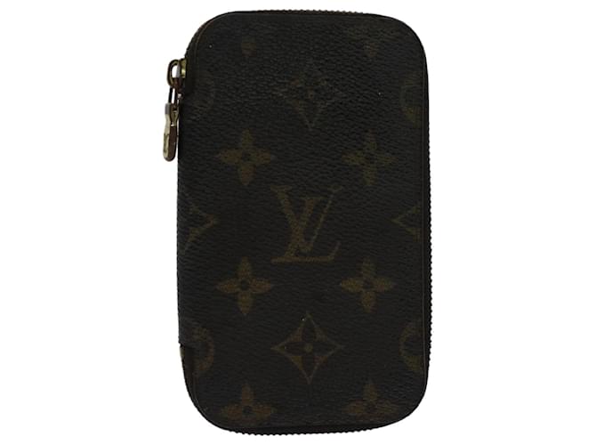 Louis Vuitton-Monogramm Pochette 6 Cure Schlüsseletui M62610 LV Auth th3938 Leinwand  ref.1043902