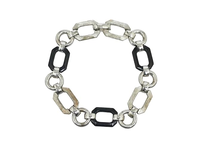 Dior Collar de eslabones de cadena Plata Metal  ref.1044282