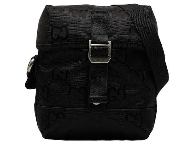 Gucci Nylon Off the Grid Messenger Bag  643858 Black Cloth  ref.1044303