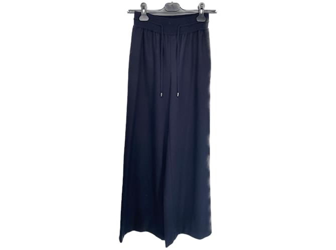 LORO PIANA  Trousers T.fr 38 cashmere Navy blue  ref.1044342