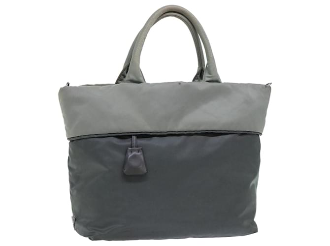 PRADA Reversible Tote Bag Nylon Khaki Auth 51827  ref.1044616