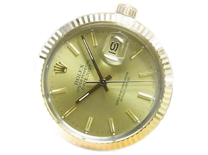 ROLEX ancien modèle Datejust combinaison champagne Réf.16013 Pour des hommes Acier Argenté  ref.1044682