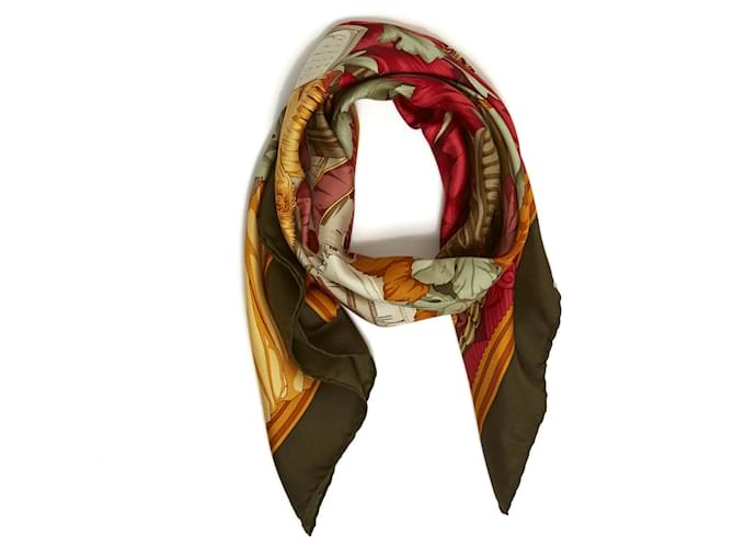 Gucci civitas veneciarus silk Square scarf 90 Multiple colors  ref.1044703
