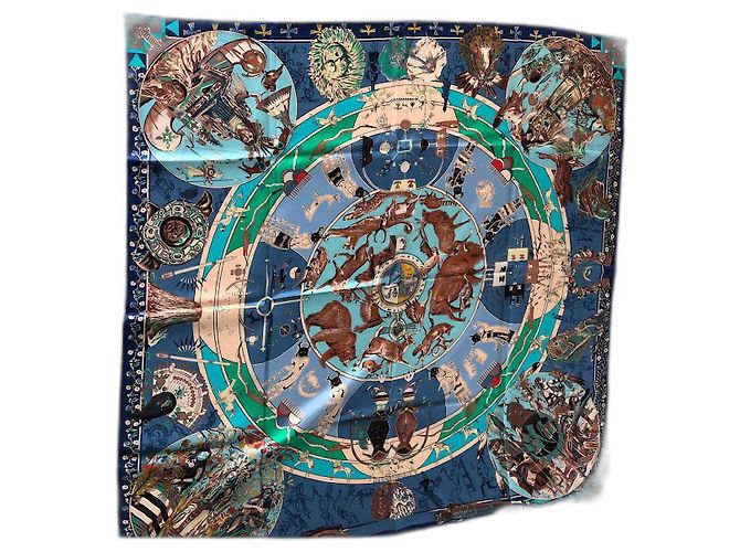 Hermès Le mitologie degli uomini rossi Blu Beige Verde