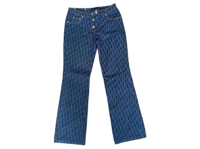 Dior jeans Coton Bleu  ref.1044712
