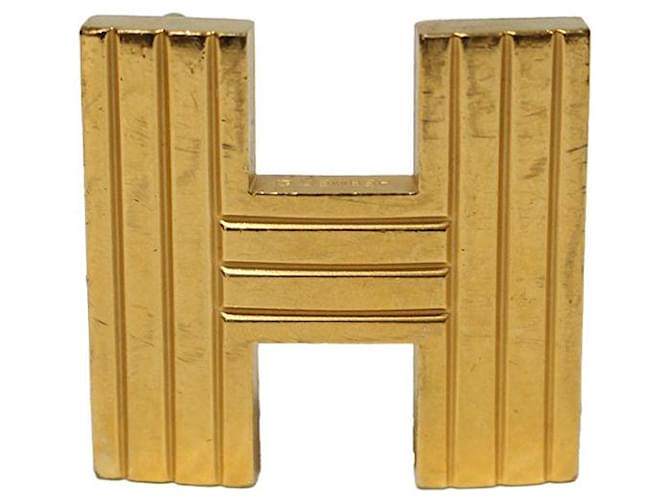 Hermès Belts Gold hardware Steel  ref.1044720