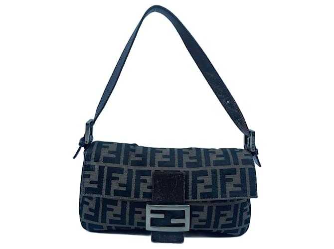 Brown Canvas Fendi Baguette Cloth  ref.1044731