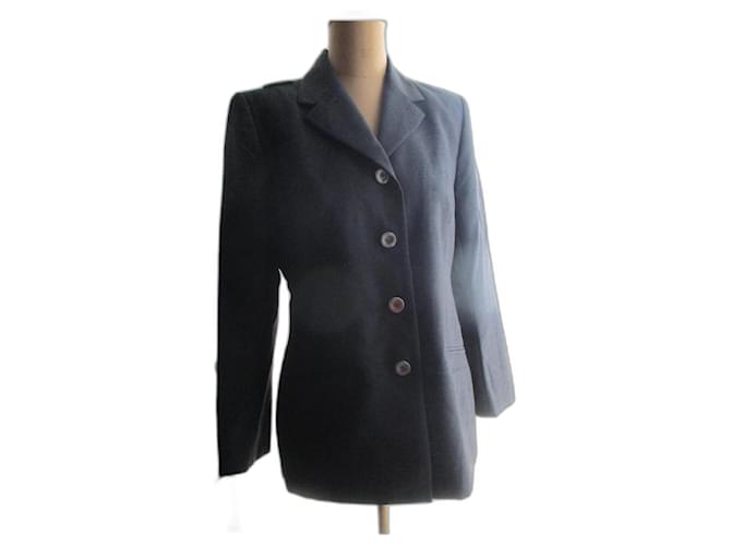 Nina Ricci Charcoal blazer, taille 40. Dark grey Polyester  ref.1044794