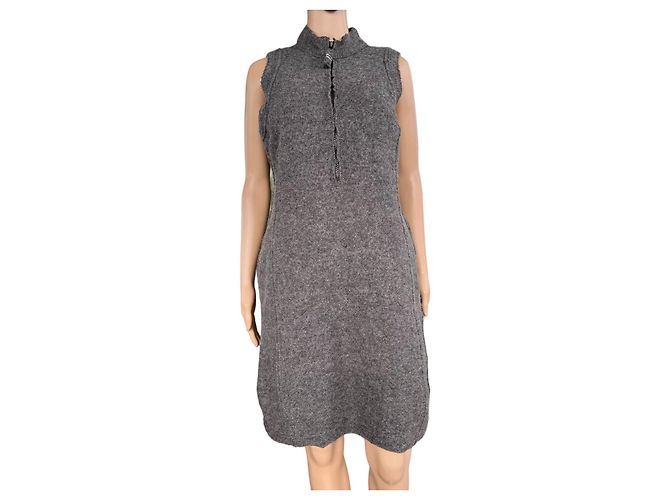 Autre Marque Marc O'Polo Wollkleid grau