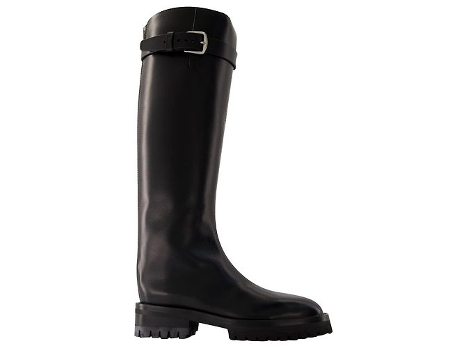 Bottes d'équitation Nes - Ann Demeulemeester - Cuir - Noir