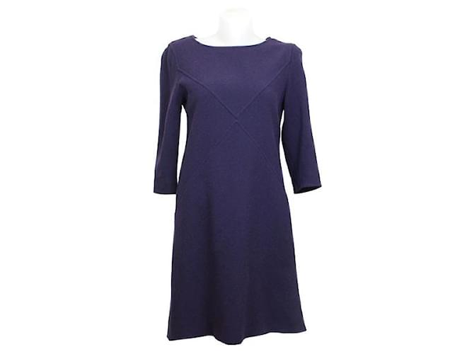 Courreges Dresses Purple Wool  ref.1044873