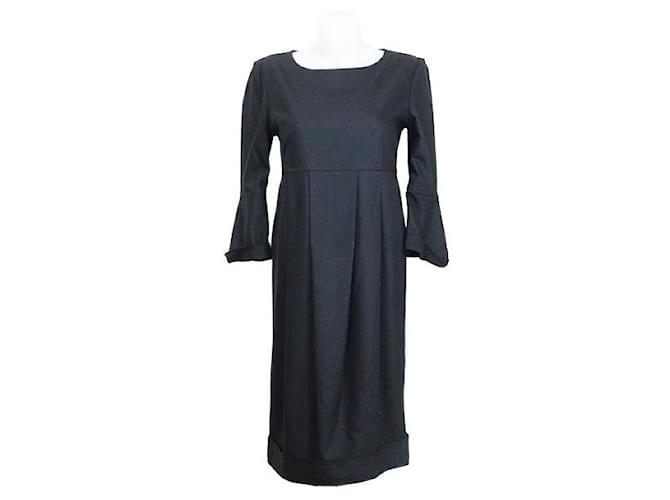 Burberry Dresses Black Wool  ref.1044875