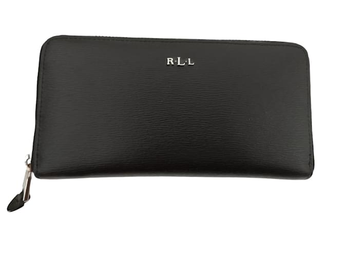Ralph Lauren black leather wallet  ref.1044948